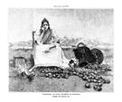 BELLAS ARTES.- VENDEDORA DE HIGOS CHUMBOS EN GRANADA