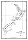 MAPA DE NUEVA ZELANDA (CARTE DE LA NOUVELLE-Z�LANDE POUR SERVIR AU VOYAGE PITTORESQUE AUTOUR DU MOND