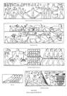 DIBUJOS EGIPCIOS: JUEGOS, CAZA, ANIMALES MONTESES, PALOMOS, M�SICA