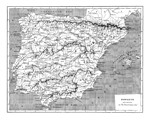 MAPA.- ESPAGNE ANCIENNE