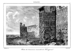 TARRAGONA.- RUINAS DE LAS ANTIGUAS MURALLAS (RESTES DE L'ANCIENNE MURAILLE DE TARRAGONE)