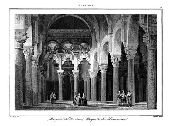 C�RDOBA.- MEZQUITA  : CAPILLA DE ZANCARR�N (MOSQU�E DE CORDOUE, CHAPELLE DU ZANCARON)