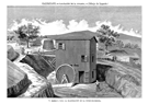 GALD�CANO.- FABRICACI�N DE LA DINAMITA : BARRACA PARA LA ELABORACI�N DE LA NITRO-GLICERINA