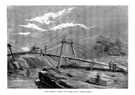INGENIER�A.- PUENTE SUPENDIDO, CONSTRUIDO CON EL MATERIAL BIRAGO