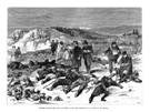 GUERRA FRANCO PRUSIANA.- ENTERRAMIENTO DE LOS CAD�VERES ALEMANES