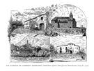SAN CLEMENTE DE LLOBREGAT.- CALLE RIERA, IGLESIA, VISTA GENERAL, MAS�A BONET