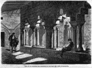 VISTA DE LOS CLAUSTROS DEL MONASTERIO DE SAN PABLO DEL CAMPO, EN BARCELONA