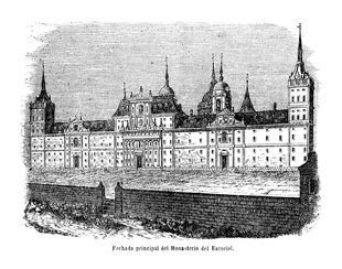 MADRID.- FACHADA PRINCIPAL DEL MONASTERIO DEL ESCORIAL
