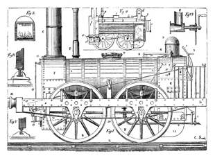 PLANOS DE LA M�QUINA DE TREN DE MR. ROBERTO