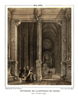 INTERIOR DE LA CATEDRAL DE PALMA DESDE EL PORTAL MAYOR