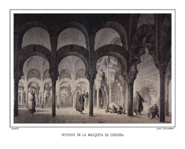 C�RDOBA.- INTERIOR DE LA MEZQUITA