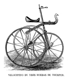 VELOC�PEDO DE TRES RUEDA DE TREMPER