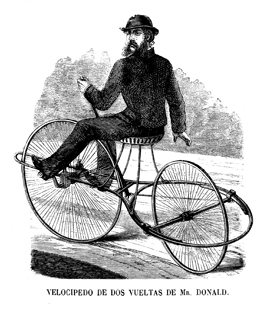 VELOC�PEDO DE DOS VUELTAS DE MR. DONALD