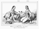 INDE.- FEMMES DE L'HINDOOSTAN (D'APR�S MANUCCI)