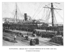 SANTANDER.- EMBARCO DEL 6� BATALL�N PENINSULAR EN EL VAPOR 