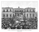 VITORIA.- INAUGURACI�N DE LA ESTATUA DE MORAZA EN LA PLAZA DE LA DIPUTACI�N