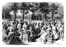 MADRID.- ASPECTO DE LOS JARDINES DEL BUEN RETIRO EN LAS NOCHES DE CONCIERTO