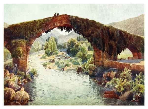 CANGAS DE ON�S.- EL PUENTE SOBRE EL R�O SELLA