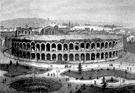 VISTA EXTERIOR DEL COLISEO DE ROMA