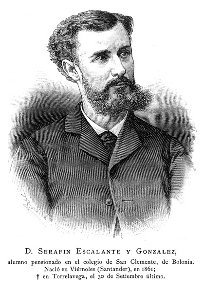 RETRATOS.- D. SERAF�N ESCALANTE Y GONZ�LEZ