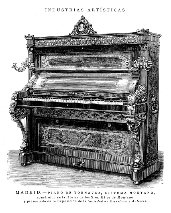 MADRID.- PIANO DE TORNAVOZ, SISTEMA MONATNO