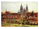 SANTIAGO DE COMPOSTELA.- VISTA DE LA CATEDRAL