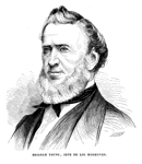 RETRATOS.- BRIGHAM YOUNG, JEFE DE LOS MORMONES