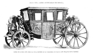 SIGLO XVI.- ARTES SUNTUARIAS EN ESPA�A: CARROZA DE LA REINA DO�A JUANA 
