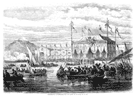 BARCELONA.- DESEMBARQUE DE S. M. EL REY EN EL MUELLE DE LA PAZ
