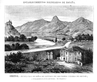 ORENSE.- NUEVA CASA DE BA�OS DE SANTIAGO DE LAS CALDAS (CALDAS DE ORENSE)