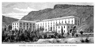 NAVARRA.- EXTERIOR DEL ESTABLECIMIENTO BALNEARIO TITULADO 