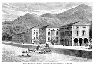 URBERUAGA DE UBILLA (VIZCAYA).- VISTA DEL ESTABLECIMIENTO BALNEARIO