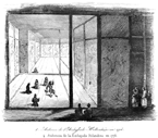 YEDO (JAP�N).- DESARROLLO DE LA RECEPCI�N DE LA EMBAJADA HOLANDESA EN 1776