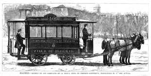 MADRID.- MODELO DE LOS CARRUAJES DE LA NUEVA L�NEA DE �MNIBUS 