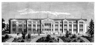 MADRID.- PROYECTO DEL EDIFICIO DESTINADO A LA 