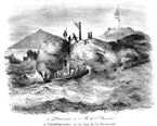 ISLA DE ASCENSI�N.- DESEMBARCADERO