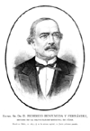 RETRATOS.- EXCMO. SR. DR. D. FEDERICO BENJUMEDA Y FERN�NDEZ, DECANO DE LA FACULTAD DE MEDICINA