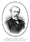 RETRATOS.- ILMO. SR. D. ISIDORO DE LE�N, ILUSTRADO PERIODISTA Y SUBDIRECTOR DE ADUANAS