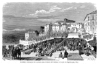 MADRID.- PUENTE DE SEGOVIA : COLOCACI�N DE LA PRIMERA PIEZA DE HIERRO DEL VIADUCTO