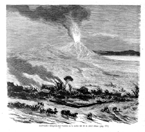 N�POLES.- ERUPCI�N DEL VESUBIO EN LA NOCHE DEL 26 DE ABRIL DE 1872