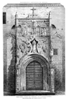 M�LAGA.- PUERTA DEL SAGRARIO, EN LA ANTIGUA CATEDRAL