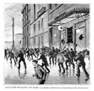 ROMA.- AGITACI�N SOCIALISTA : LOS OBREROS AMOTINADOS AL PASAR POR LA 