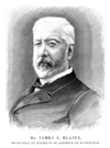 RETRATOS.- MR. JAMES G. BLAINE, SECRETARIO DE ESTADO EN EL GABINETE DE WASHINGTON