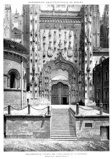 SALAMANCA.- PUERTA DEL PATIO CHICO, EN LA CATEDRAL