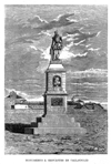 VALLADOLID.- MONUMENTO A CERVANTES