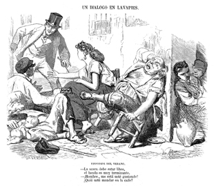 HUMOR.- UN DI�LOGO EN LAVAPI�S