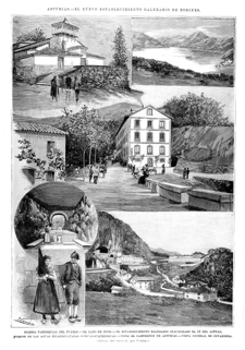 BORINES (ASTURIAS).- EL NUEVO ESTABLECIMIENTO BALNEARIO