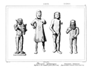 ALEMANIA.- DIOSES GERM�NICOS (DIVINIT�S GERMANIQUES.- FIGURINES EN FER TROUV�ES EN PARTIE PR�S DE SE