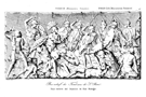 FRANCIA.- MONUMENTOS ROMANOS : BAJO RELIEVE DE LA TUMBA DE SAINT REMI