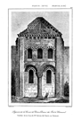 FRANCIA.- SIGLO XI : FACHADA DE UNO DE LOS BRAZOS DEL CRUCERO DE NOTRE DAME DU PORT EN CLERMONT